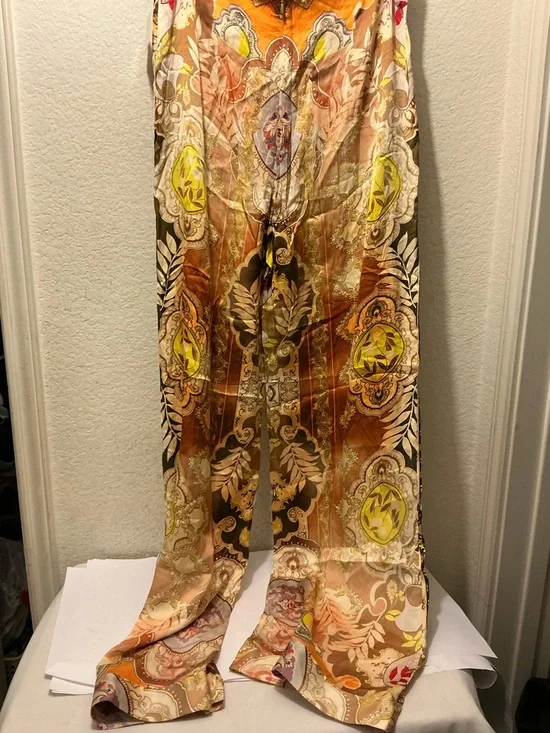 NWOT Alexis Geneve Paisley Pants Size XL $395 Retail. Brand New - Picture 7 of 12